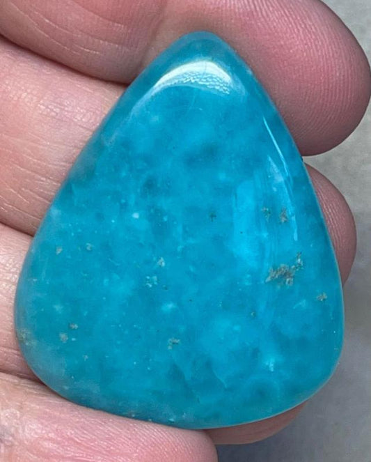 Teardrop 40x34mm Hemimorphite Cabochon 19