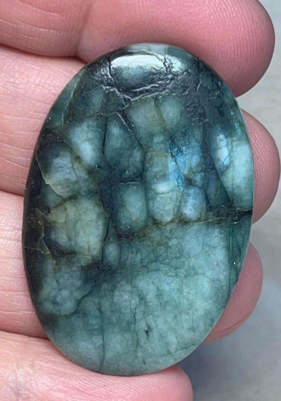 Oval 41x28mm Emerald Cabochon 28