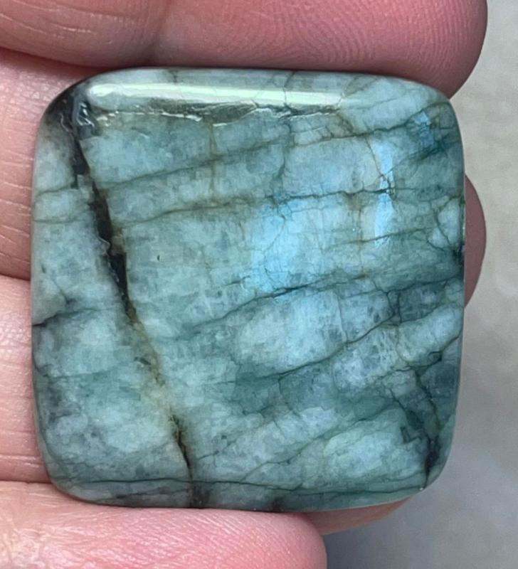 Rectangle 32x31mm Emerald Cabochon 53
