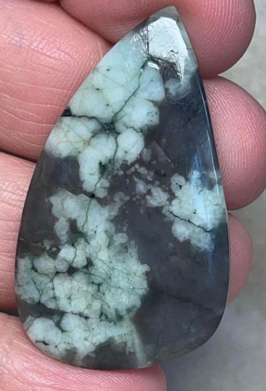 Freeform 45x27mm Emerald Cabochon 56