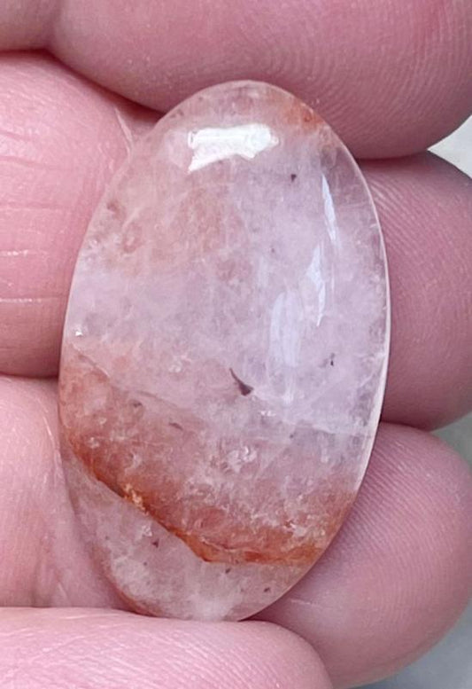 Oval 29x17mm Hematoid Quartz Cabochon 15