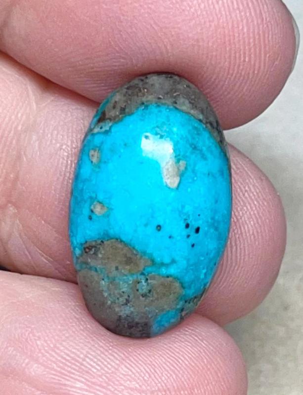 Oval 22x13mm P Turquoise Cabochon 33