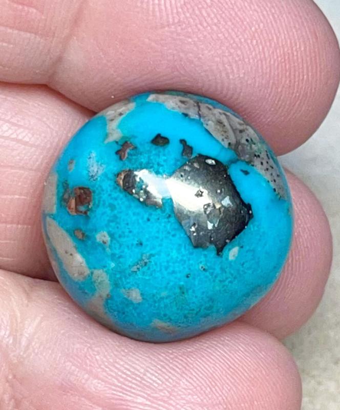 Round 20x20mm P Turquoise Cabochon 38