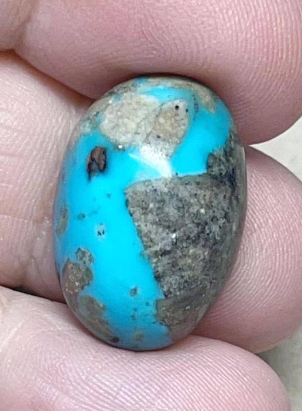 Oval 22x15mm P Turquoise Cabochon 42
