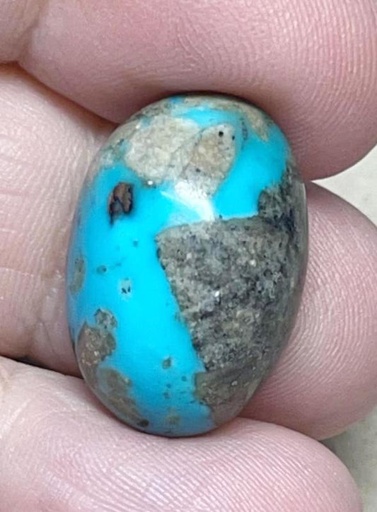 Oval 22x15mm P Turquoise Cabochon 42