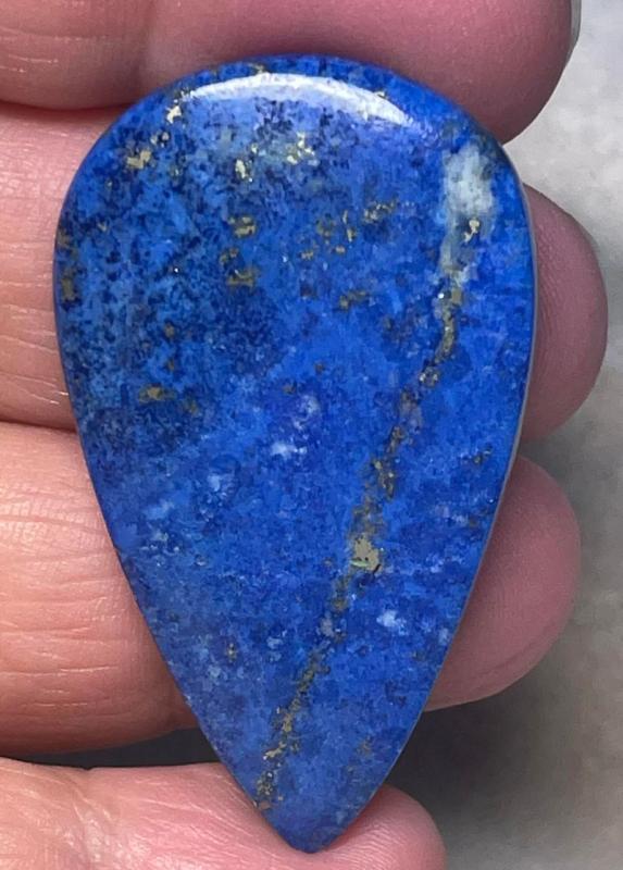 Teardrop 46x27mm Lazurite Cabochon 31