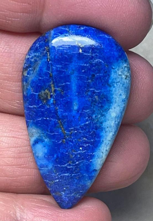 Teardrop 42x24mm Lazurite Cabochon 37