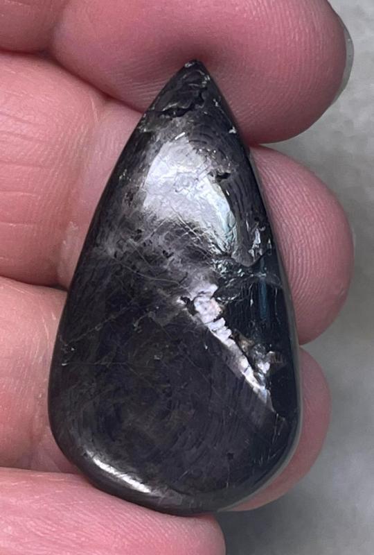 Teardrop 37x21mm Hypersthene Cabochon 03