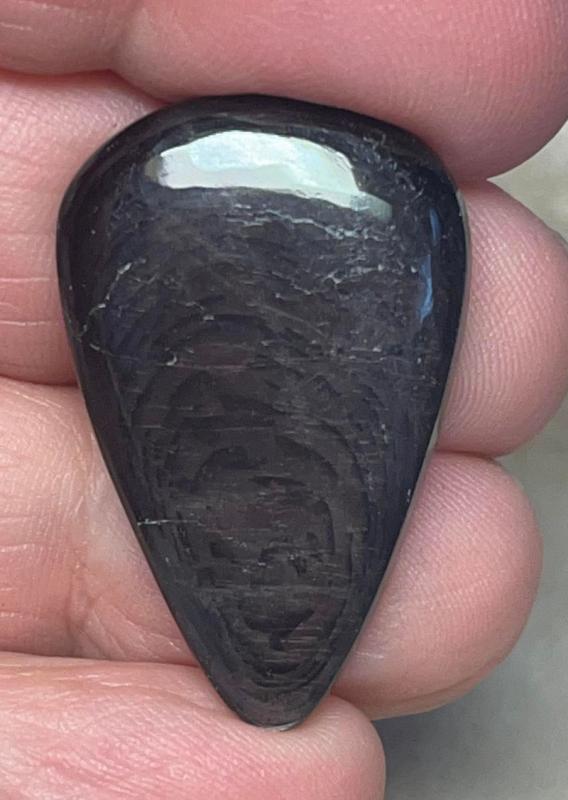 Teardrop 32x21mm Hypersthene Cabochon 12