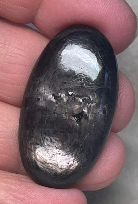 Oval 39x21mm Hypersthene Cabochon 14