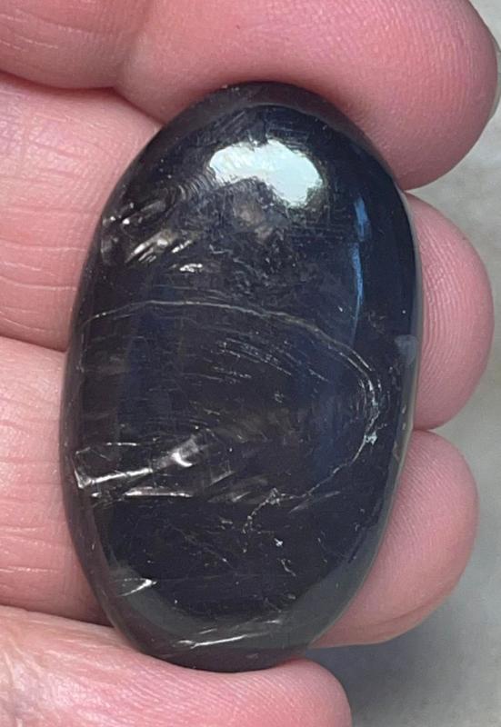 Oval 38x22mm Hypersthene Cabochon 17