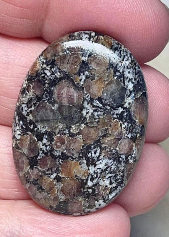 Oval 35x25mm Spinel in Matrix Cabochon 16