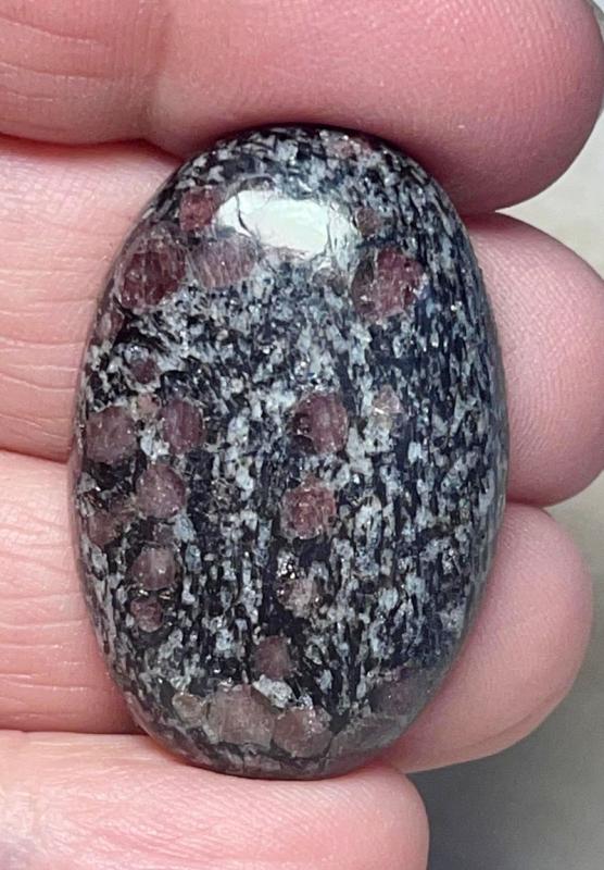 Oval 35x23mm Spinel in Matrix Cabochon 23