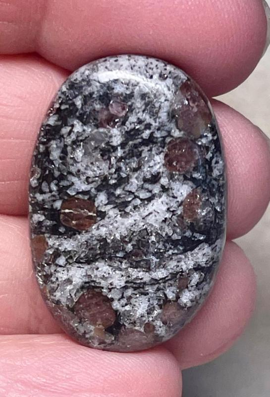 Oval 32x21mm Spinel in Matrix Cabochon 24