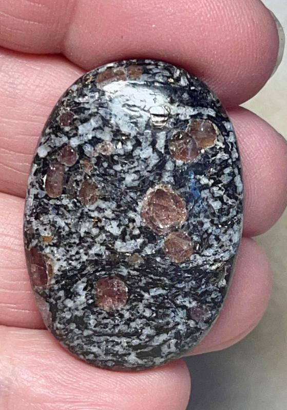 Oval 36x25mm Spinel in Matrix Cabochon 26