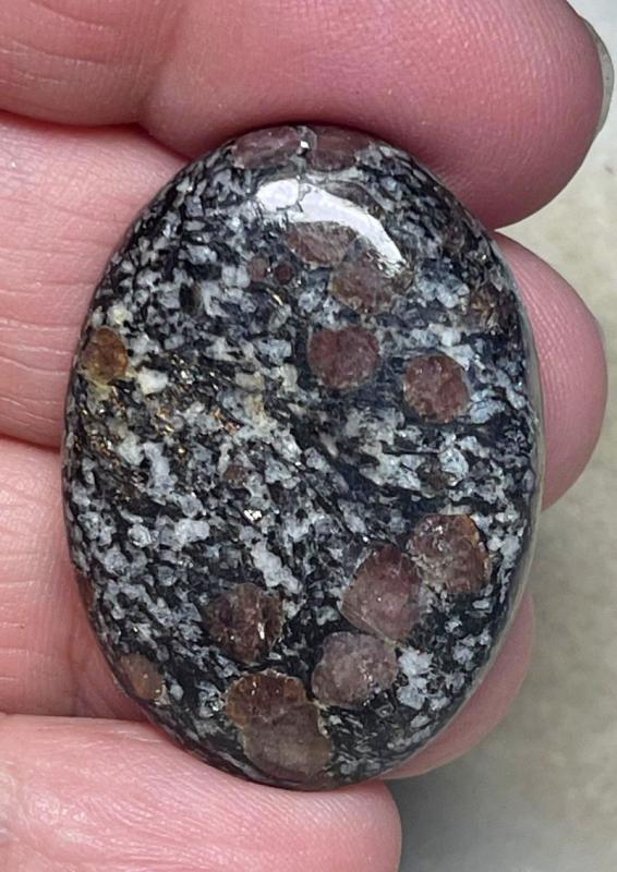 Oval 35x25mm Spinel in Matrix Cabochon 29
