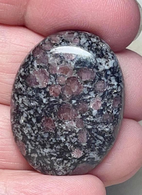 Oval 31x24mm Spinel in Matrix Cabochon 32