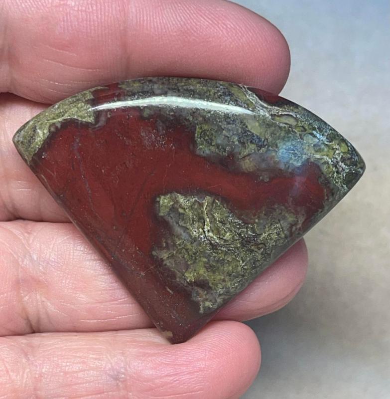 Freeform 40x51mm Dragon Blood Jasper Cabochon 25