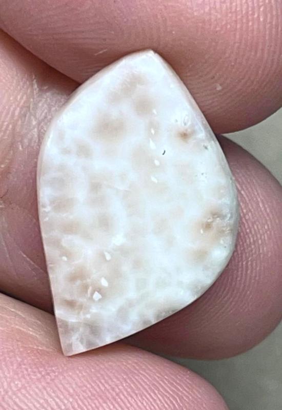 Freeform 23x14mm Natrolite Cabochon 20