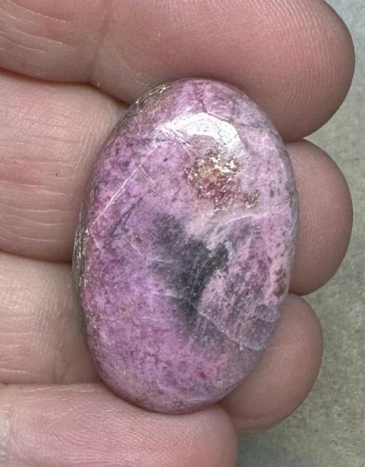 Oval 30x20mm Cobalt Calcite Cabochon 12