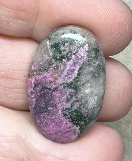 Oval 28x18mm Cobalt Calcite Cabochon 17