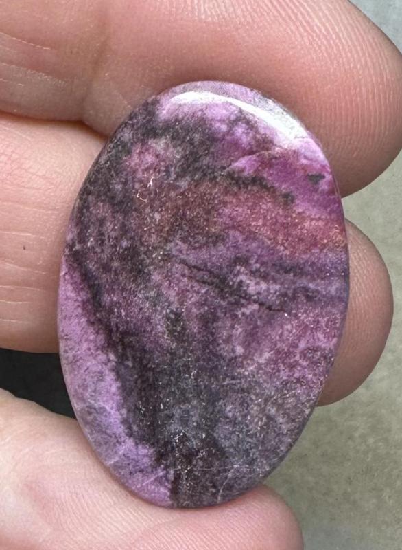 Oval 31x20mm Cobalt Calcite Cabochon 29