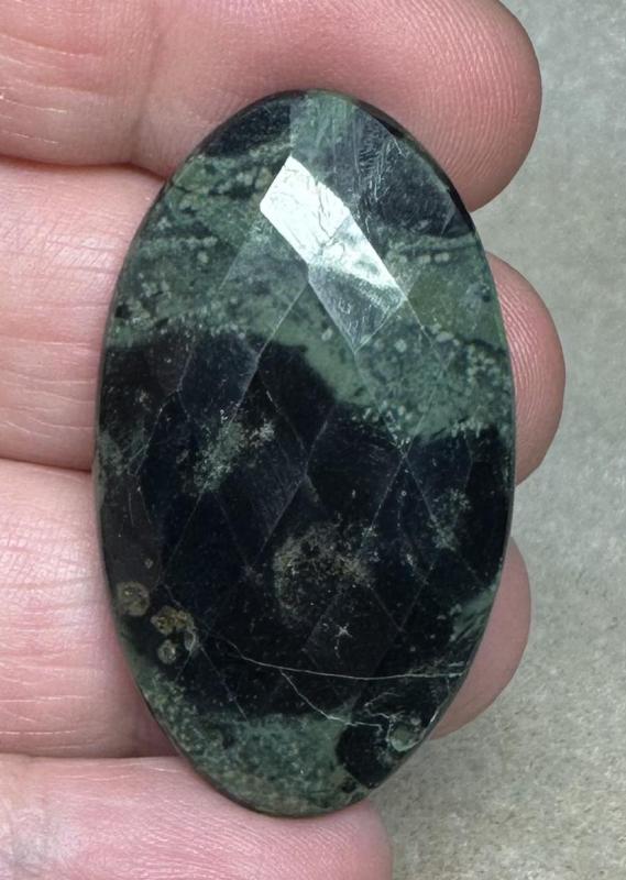 Oval 42x24mm Faceted Kambaba Jasper Cabochon 23