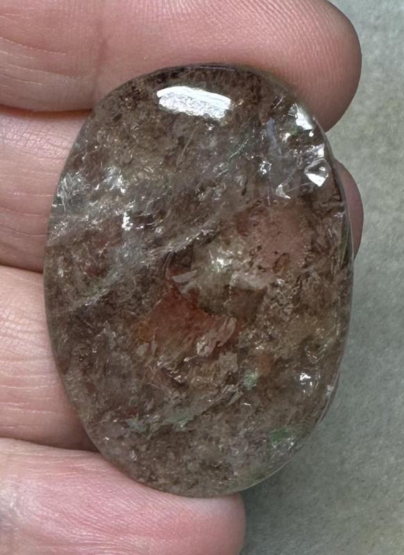 Oval 39x27mm Garden Quartz Cabochon 09