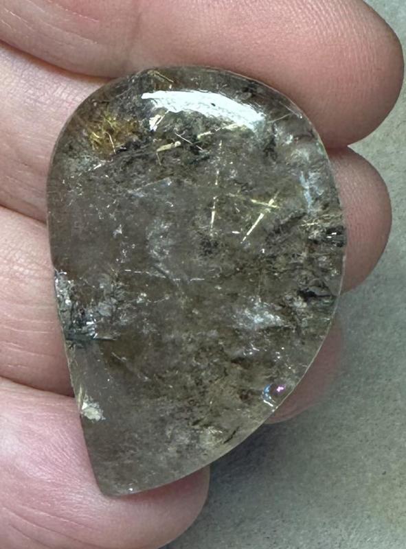 Freeform 41x26mm Garden Quartz Cabochon 10