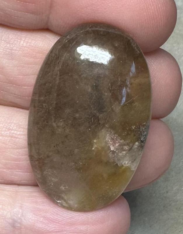 Oval 35x22mm Garden Quartz Cabochon 12