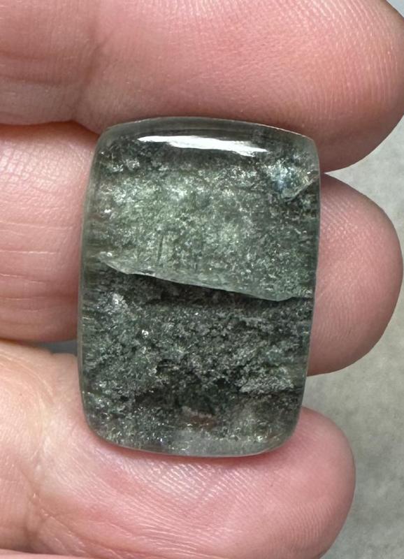Rectangle 24x16mm Garden Quartz Cabochon 17