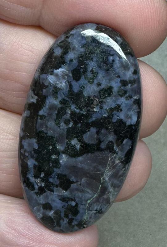 Oval 41x22mm Indigo Gabro Jasper Cabochon 14