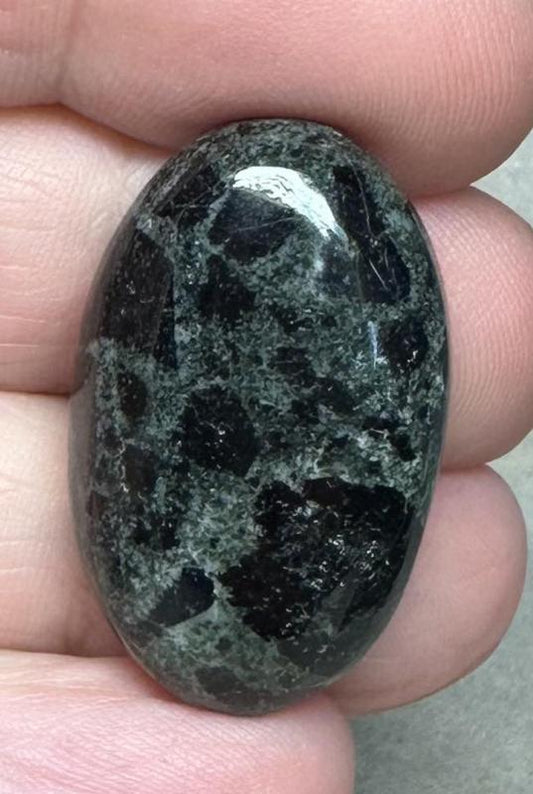 Oval 30x18mm Tourmaline in Zoisite Cabochon 27