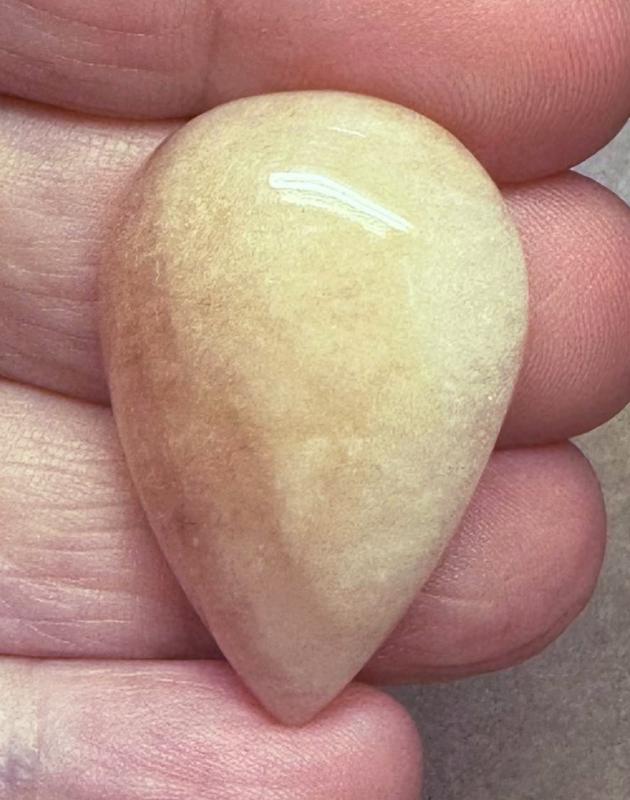 Teardrop 35x23mm Morganite Cabochon 11
