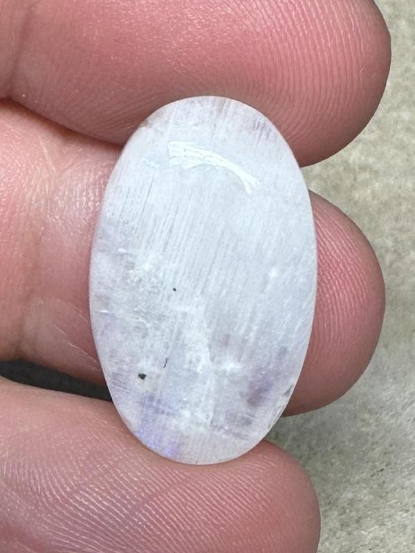 Oval 23x14mm Rainbow Moonstone Cabochon 10