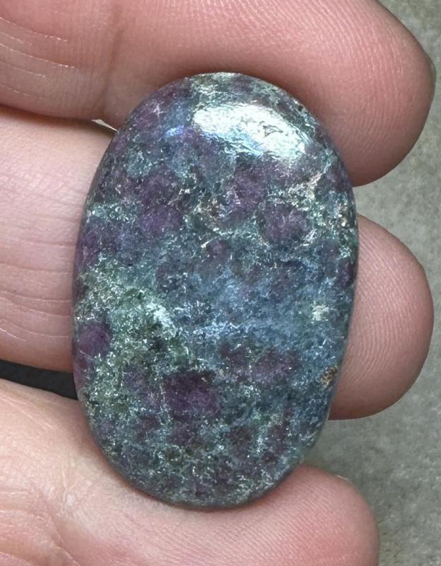 Oval 32x21mm Ruby Kyanite Cabochon 17