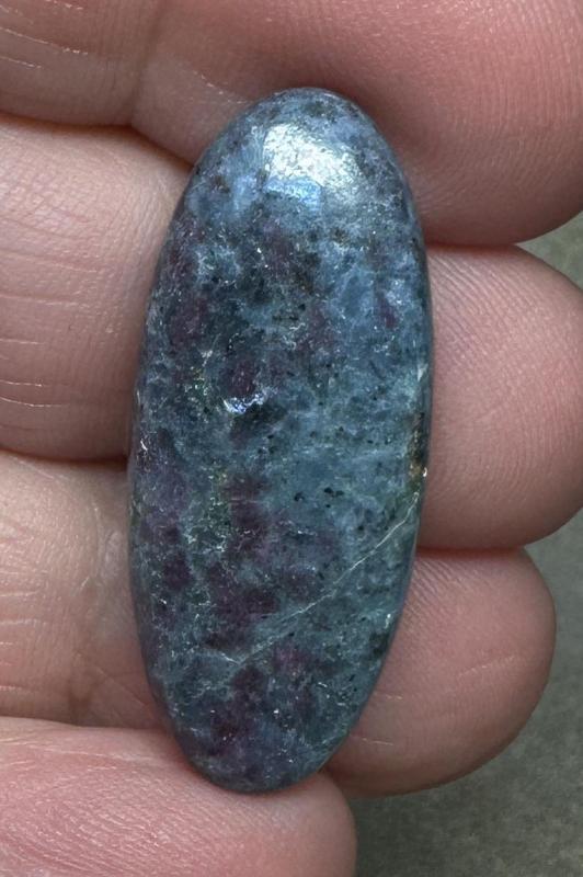 Oval 34x14mm Ruby Kyanite Cabochon 19