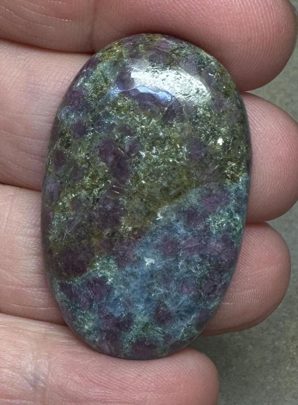 Oval 40x25mm Ruby Kyanite Cabochon 27