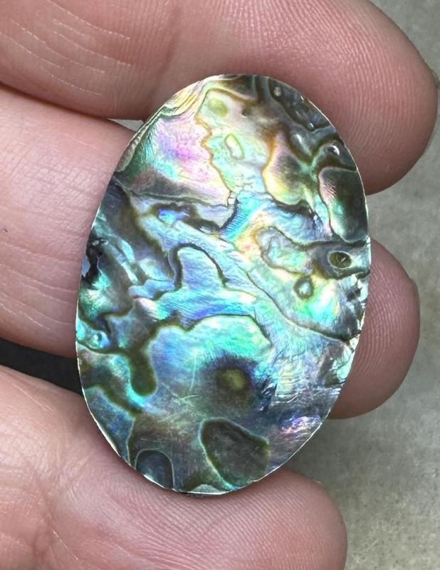 Oval 33x22mm Paua Shell Cabochon 07