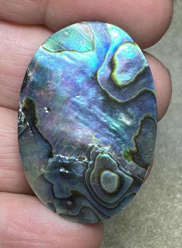 Oval 37x26mm Paua Shell Cabochon 35