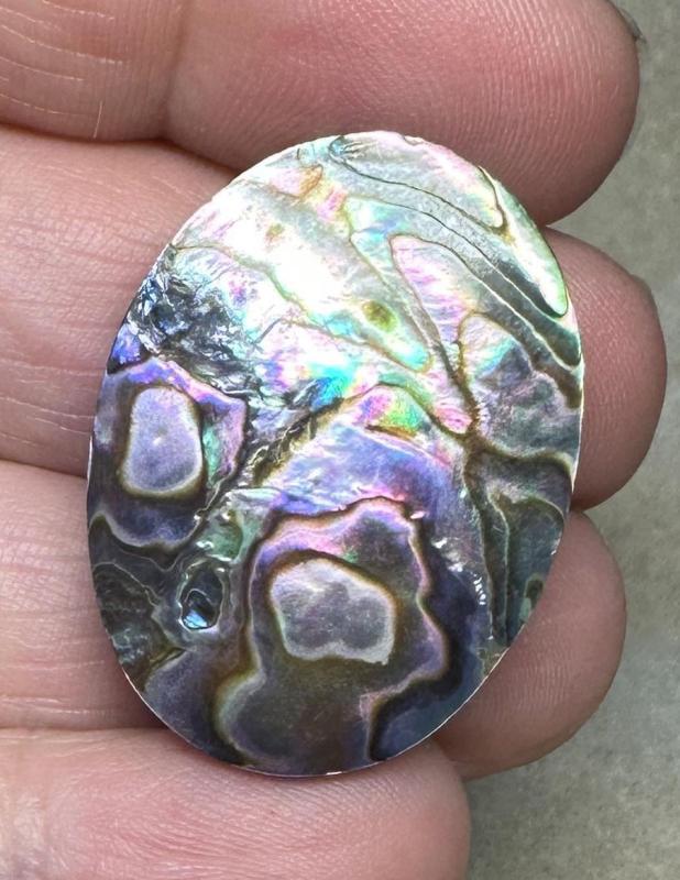 Oval 31x23mm Paua Shell Cabochon 37