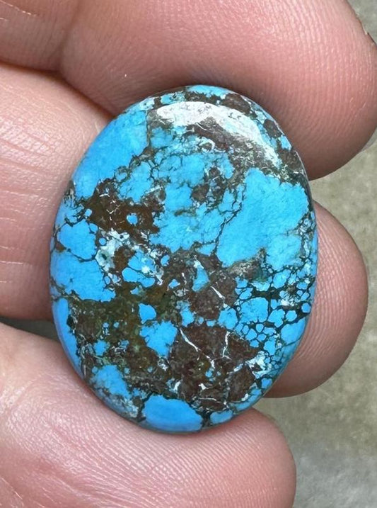 Oval 26x20mm Hubei Turquoise Cabochon 76