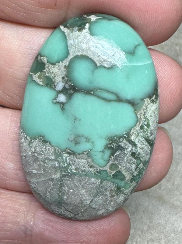 Oval 43x28mm Variscite Cabochon 05