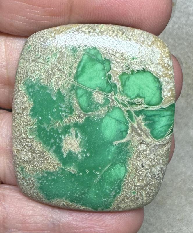 Rectangle 43x37mm Variscite Cabochon 07