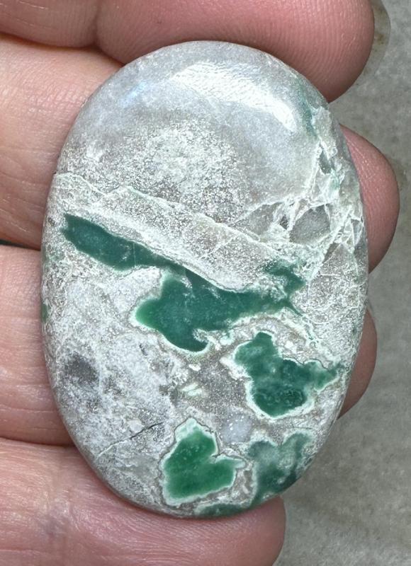 Oval 43x29mm Variscite Cabochon 12