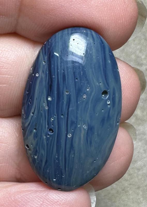Oval 32x19mm Leland Blue Cabochon 18