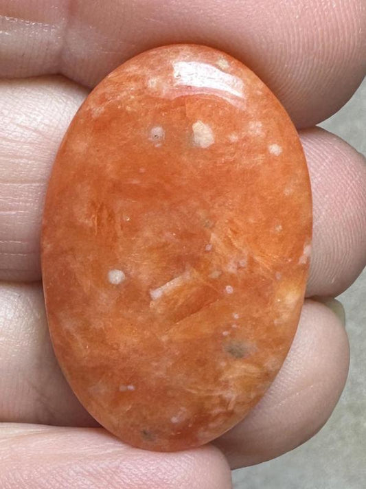 Oval 30x20mm Orchid Calcite Cabochon 49