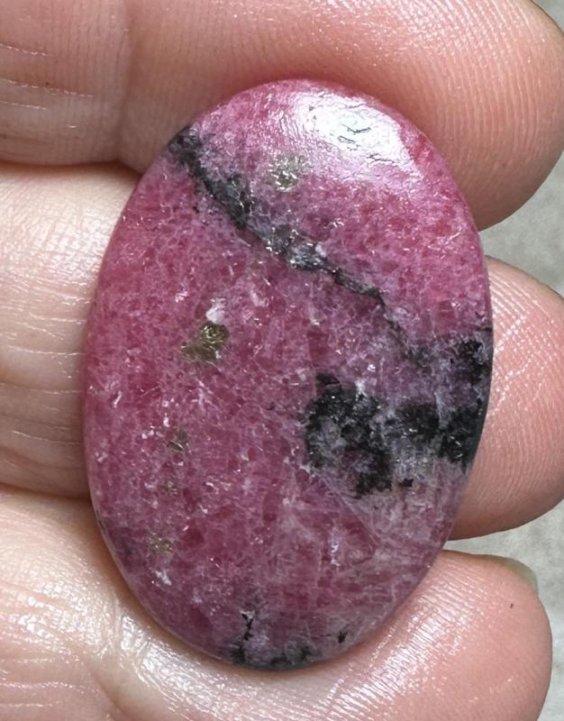 Oval 31x21mm Rhodonite Cabochon 36