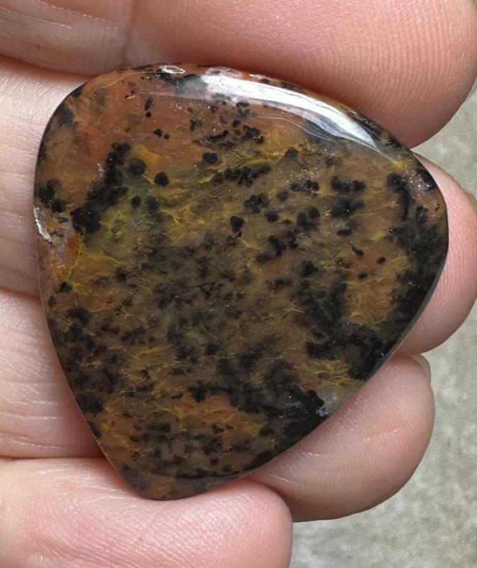 Teardrop 31x28mm Cheetah Jasper Cabochon 17
