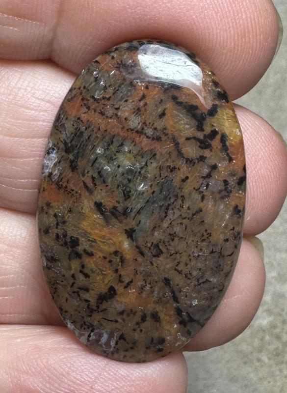 Oval 34x22mm Cheetah Jasper Cabochon 22
